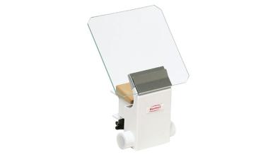 Glass protection screen with holder