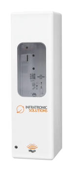 Hygienespender IT 1000 AW Euro-2 weiß inkl. Batterie-Set und Flaschenadapter Gesamtpaket
