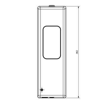 Hygienespender IT 1000 AW Euro-2 weiß inkl. Batterie-Set und Flaschenadapter Gesamtpaket