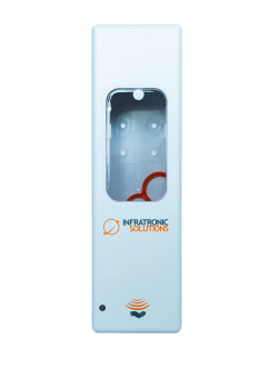 Hygienespender IT 1000 AW Euro-2 weiß inkl. Batterie-Set und Flaschenadapter Gesamtpaket
