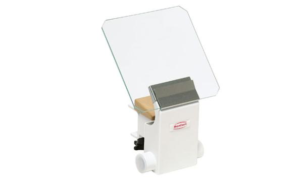 Glass protection screen with holder