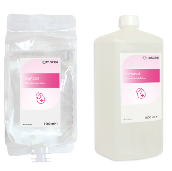 MISCEA SEPTASOL Hand Desinfectant (only avaiable in Germany), 6 x 1L