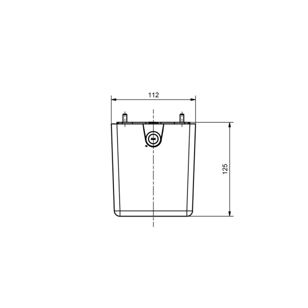 Hygienespender IT 1000 AW Euro-2 weiß inkl. Batterie-Set und Flaschenadapter Gesamtpaket