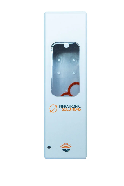 Hygienespender IT 1000 AW Euro-2 weiß inkl. Batterie-Set und Flaschenadapter Gesamtpaket